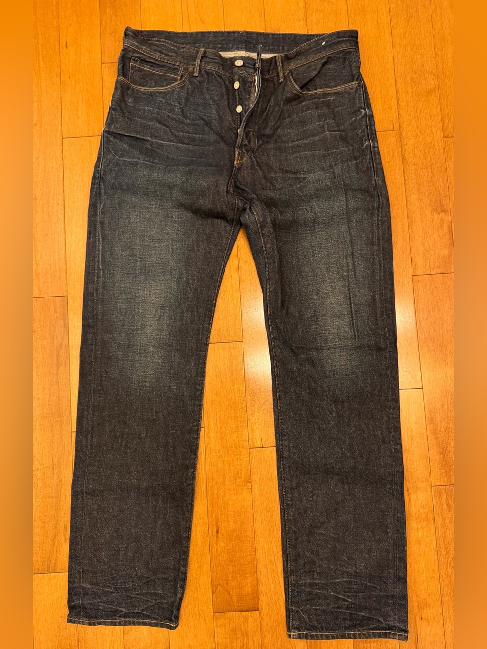 Levi’s ‘Made & Crafted’ Ruler Straight Jeans W36 L34 | Dark Wash Denim